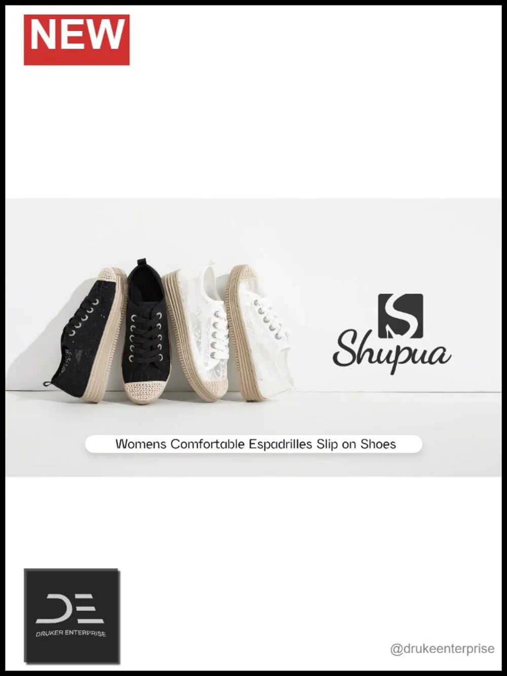 Women's Mesh Slip On Flats Espadrilles Platform Lace Sneakers Breathable